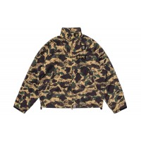 BAPE x CLOT Camo Sleeve Detachable Rain Jacket Yellow