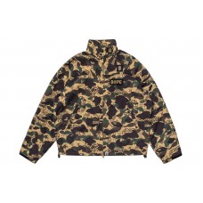 BAPE x CLOT Camo Sleeve Detachable Rain Jacket Yellow