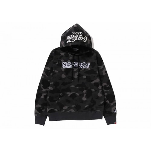 BAPE x Coca-Cola Color Camo Ape Head Pullover Hoodie Black BAPE x Coca-Cola Color Camo Ape Head Pullover Hoodie Black