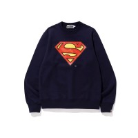 BAPE x DC Superman Crewneck Navy