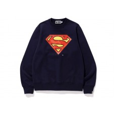 BAPE x DC Superman Crewneck Navy