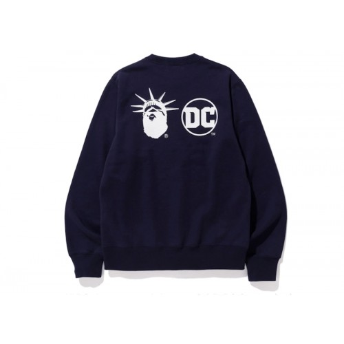 BAPE x DC Superman Crewneck Navy BAPE x DC Superman Crewneck Navy