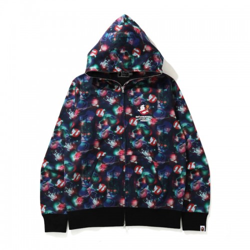 BAPE x Ghostbusters Camo Full Zip Hoodie Multi