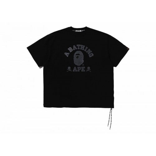 BAPE x Mastermind College Relaxed Fit Tee Black