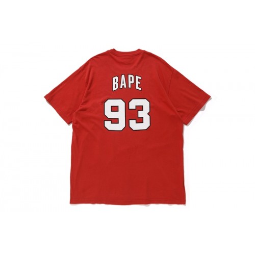 BAPE x Mitchell & Ness Blazers Tee Burgundy BAPE x Mitchell & Ness Blazers Tee Burgundy