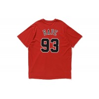 BAPE x Mitchell & Ness Bulls Tee Red