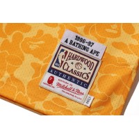 BAPE x Mitchell & Ness Lakers ABC Basketball Authentic Jersey Yellow