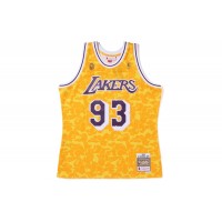 BAPE x Mitchell & Ness Los Angeles Lakers Jersey Yellow