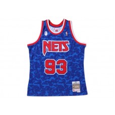 BAPE x Mitchell & Ness New Jersey Nets Jersey Blue