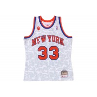 BAPE x Mitchell & Ness New York Knicks Ewing Jersey White