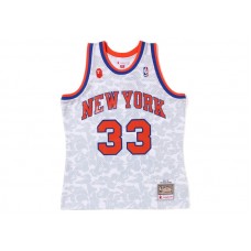 BAPE x Mitchell & Ness New York Knicks Ewing Jersey White