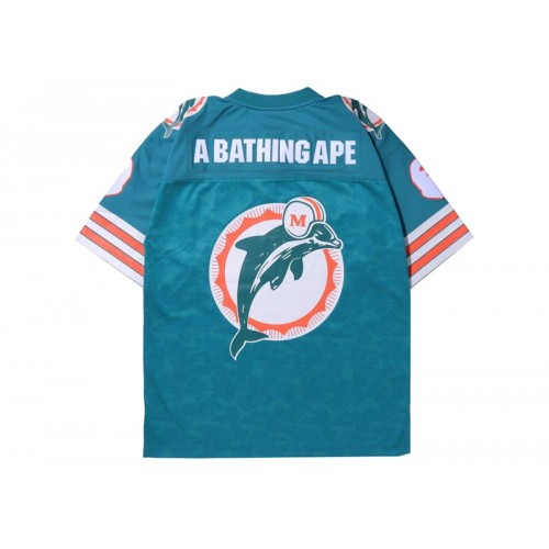 BAPE x Mitchell & Ness NFL Miami Dolphins Legacy Jersey Green BAPE x Mitchell & Ness NFL Miami Dolphins Legacy Jersey Green