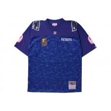 BAPE x Mitchell & Ness NFL New England Patriots Legacy Jersey Navy