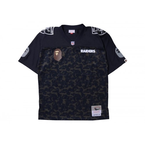 BAPE x Mitchell & Ness NFL Oakland Raiders Legacy Jersey Black BAPE x Mitchell & Ness NFL Oakland Raiders Legacy Jersey Black
