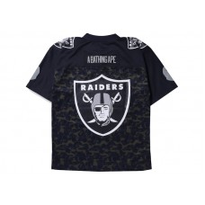 BAPE x Mitchell & Ness NFL Oakland Raiders Legacy Jersey Black