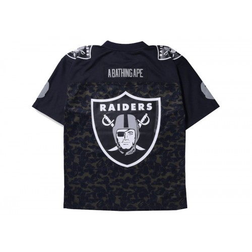 BAPE x Mitchell & Ness NFL Oakland Raiders Legacy Jersey Black BAPE x Mitchell & Ness NFL Oakland Raiders Legacy Jersey Black