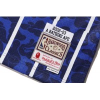 BAPE x Mitchell & Ness Rockets ABC Basketball Swingman Jersey Navy