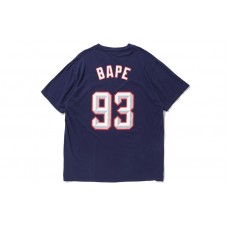 BAPE x Mitchell & Ness Rockets Tee Navy