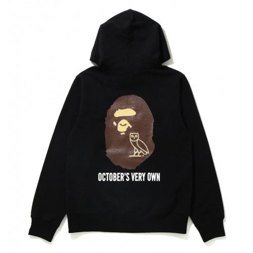 BAPE x OVO Pullover Hoodie Black