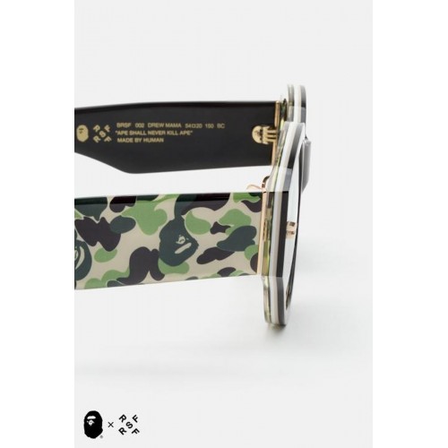 BAPE x RETROSUPERFUTURE Flat Top Sunglasses Black