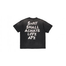 BAPE x Saint Mxxxxxx S.S.A.L.A Tee Black