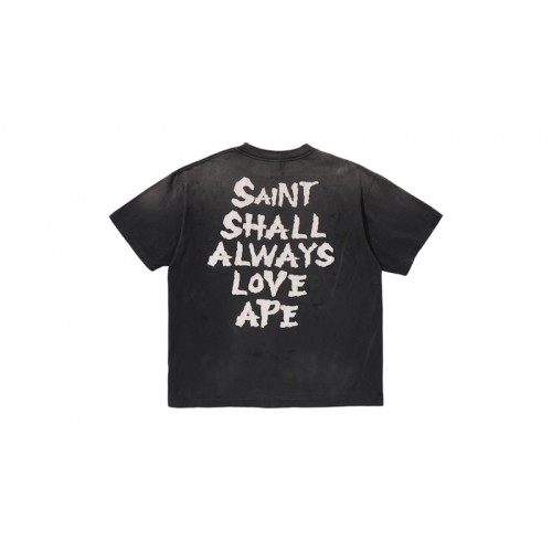 BAPE x Saint Mxxxxxx S.S.A.L.A Tee Black BAPE x Saint Mxxxxxx S.S.A.L.A Tee Black