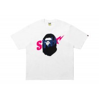 BAPE x Spotify x Central Cee Ape Head Relaxed Fit Tee White