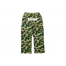 BAPE x Spotify x Central Cee Camo Relaxed Fit Sweatpants Green