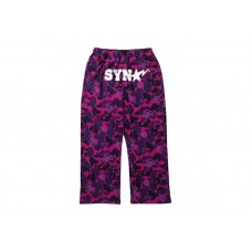 BAPE x Spotify x Central Cee Camo Relaxed Fit Sweatpants Purple