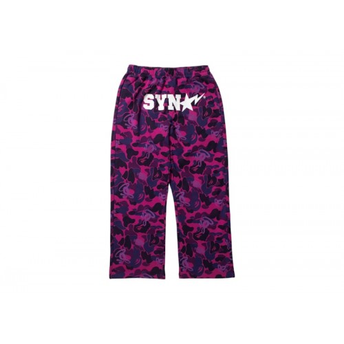 BAPE x Spotify x Central Cee Camo Relaxed Fit Sweatpants Purple BAPE x Spotify x Central Cee Camo Relaxed Fit Sweatpants Purple