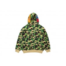 BAPE x Spotify x Central Cee Camo Shark Full Zip Hoodie Green