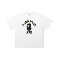 BAPE x Spotify x Central Cee College Relaxed Fit Tee White