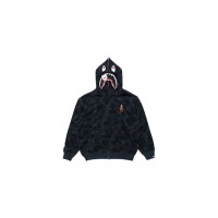 BAPE x Stray Kids Hyunjin Shark Full Zip Hoodie Black