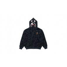 BAPE x Stray Kids Hyunjin Shark Full Zip Hoodie Black