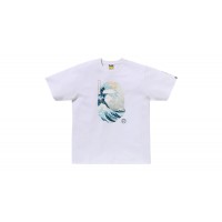 BAPE x Ukiyo-E Ape Head 1 Tee White