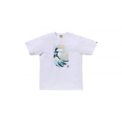 BAPE x Ukiyo-E Ape Head 1 Tee White
