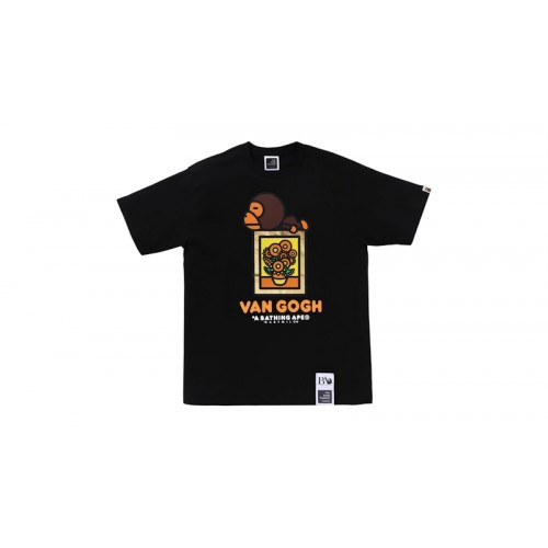 BAPE x Van Gogh Museum Baby Milo Tee Black