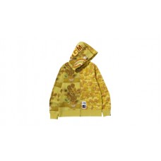 BAPE x Van Gogh Museum Shark Full Zip Hoodie Yellow