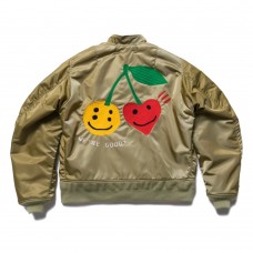 Cactus Plant Flea Market x Human Made Were Good! Flight Jacket Gold