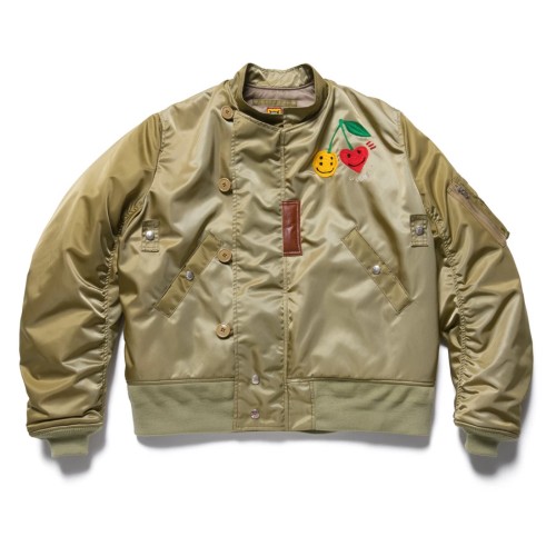 Оригинальный шмот Cactus Plant Flea Market x Human Made Were Good! Flight Jacket Gold