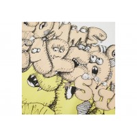 CDG Shirt x KAWS T-shirt White/Yellow