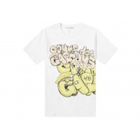 CDG Shirt x KAWS T-shirt White/Yellow
