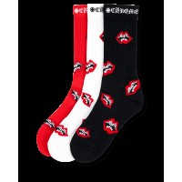 Chrome Hearts 3-Pack Chomper Socks Multicolor