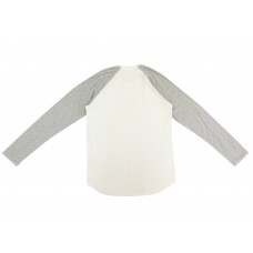 Chrome Hearts Cemetery Cross Straight Longsleeve T-Shirt Cream/Grey