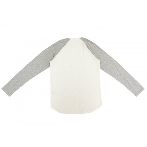 Оригинальный шмот Chrome Hearts Cemetery Cross Straight Longsleeve T-Shirt Cream/Grey - 70см