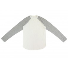 Chrome Hearts Cemetery Cross Straight Longsleeve T-Shirt Cream/Grey