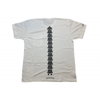 Chrome Hearts Cemetery Cross Tire Tracks T-shirt White
