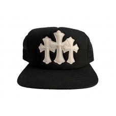 Chrome Hearts Cemetery Trucker Hat Black