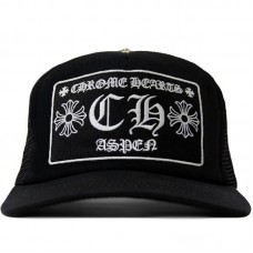 Chrome Hearts CH Aspen Exclusive Trucker Hat Black