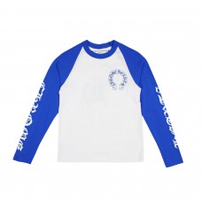 Chrome Hearts CH Baseball Shirt White/Blue